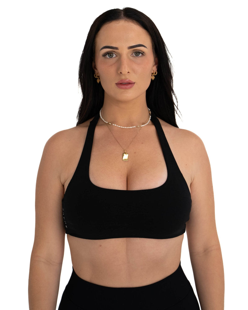 Lift Halter Bra - Black