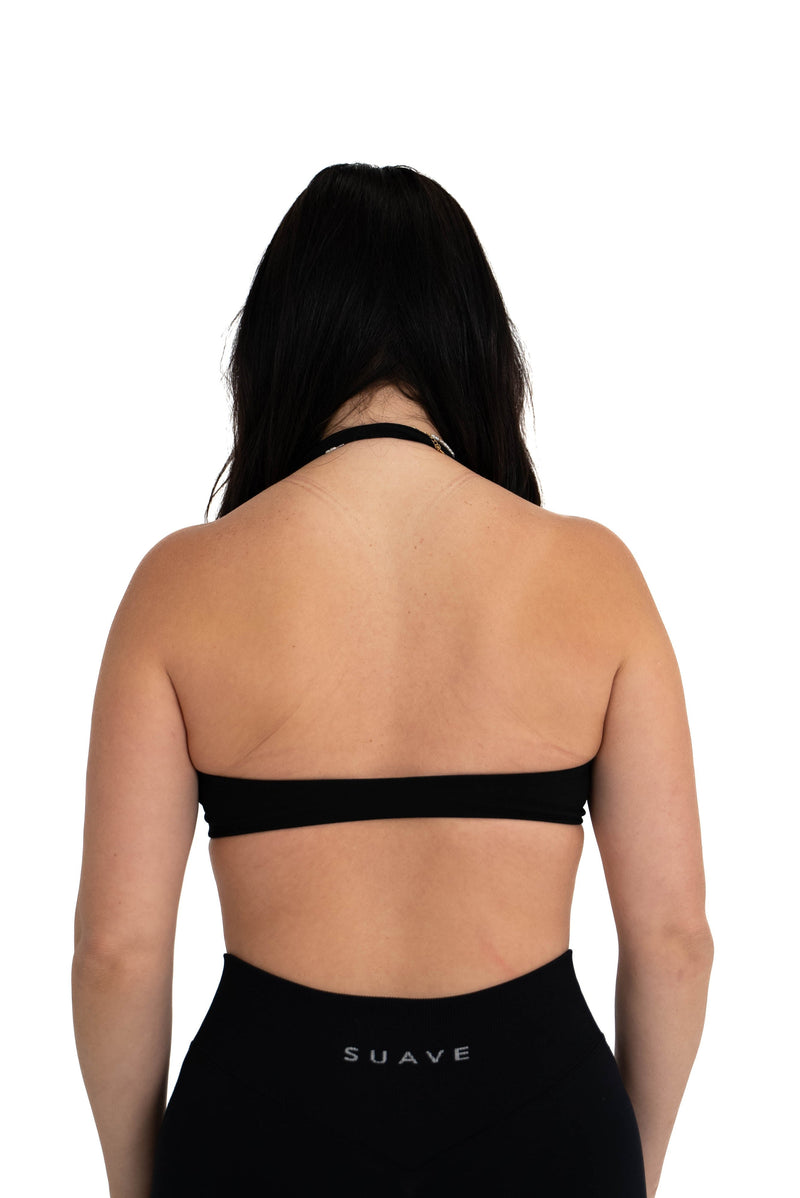 Lift Halter Bra - Black