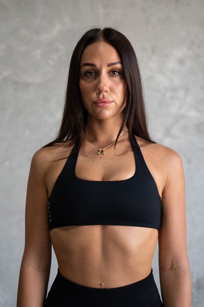 Lift Halter Bra - Black