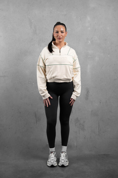 QTR Crew Society Jumper - OffWhite