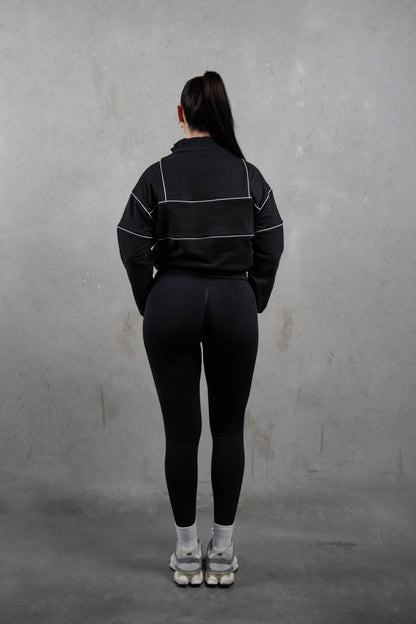 QTR Crew Society Jumper - Black